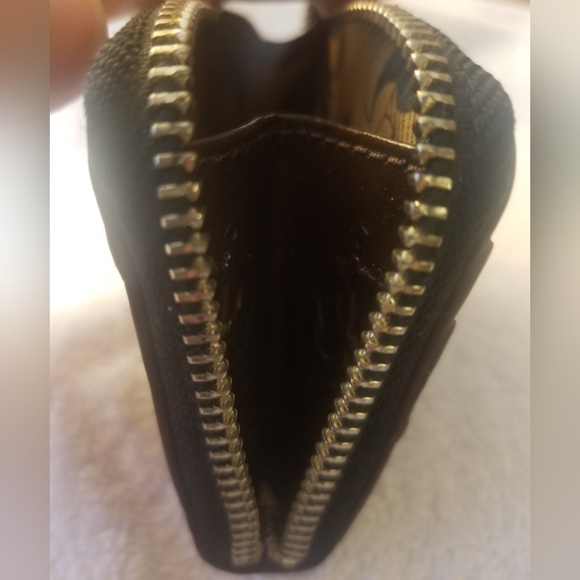 Jack Spade Accessories Rare Brown Leather Jack Spade Zip Around